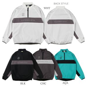 LUZeSOMBRA_ルースイソンブラ ピステトップ アウター ジュニア Jr STRETCH TAFTA MESH HALFZIP TOP L2232113｜RODA Yahoo!店