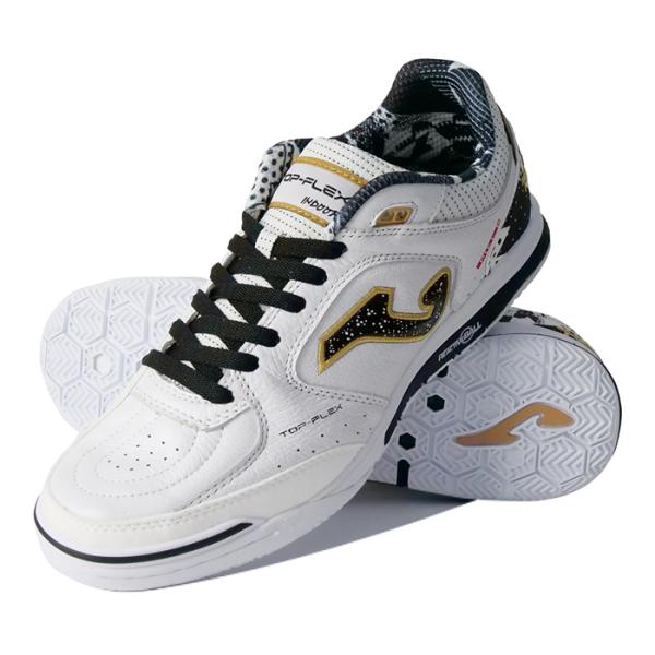 JOMA_ホマ フットサルシューズ TOP FLEX REBOUND 2432 WHITE BLAC...