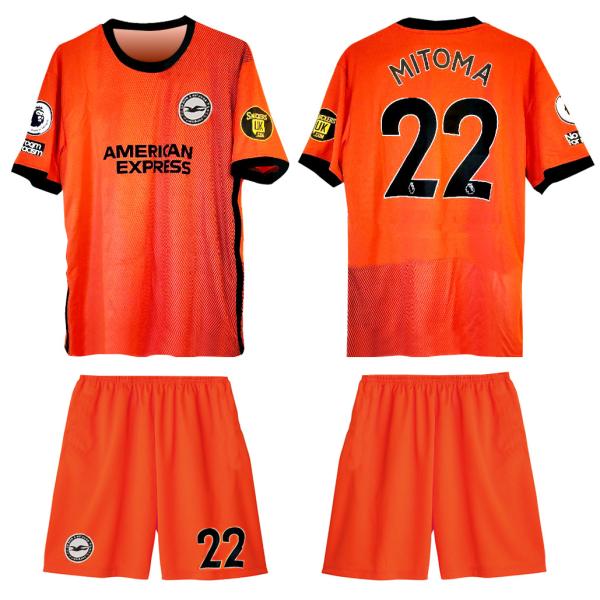 1セットから販売★ブライトンアウェイ 2022-2023年 モデル 22/23 サッカーユニフォーム...