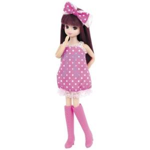 お一人様１回限り＊手縫仕立てリカちゃんドレス＊ビスチェドレス＊リカちゃんきせかえ リカちゃん カラーチェンジドレス ピンク&ホワイト - 最安値・価格比較