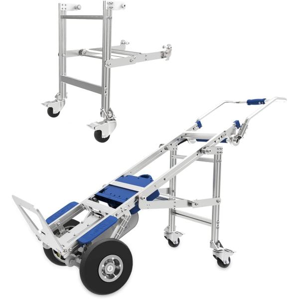 XSTO 平地用補助輪 電動階段運搬車 台車 階段昇降機 地上サポート 運搬車 スタンド 二輪 アル...