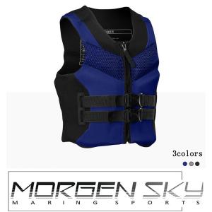 MORGEN SKY フローティングベスト ライフジャケット SUP 救命胴衣 ライフベスト 高浮力 渓流 釣り カヤック 沢登り ボート フィッシング サップ CE認証 V5013