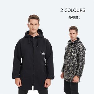 MORGEN SKY ボートコート メンズ ウェットスーツ素材