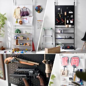 つっぱり パンチングボード ラック 幅80 ス...の詳細画像5