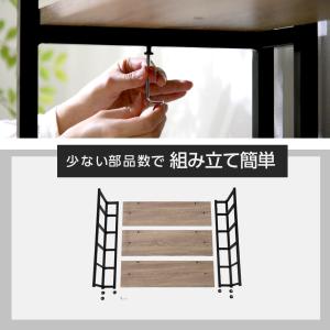 棚 オープンラック 幅90 3段 見せる収納 ...の詳細画像4