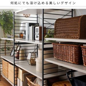 6段 スチールラック 木目 木製棚板 キッチン...の詳細画像5