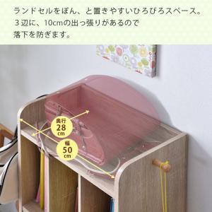 ランドセルラック スリム キャスター付き スリ...の詳細画像3