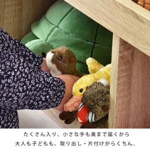 おもちゃ箱 本棚 3×3タイプ 大容量 絵本ラ...の詳細画像5