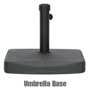 半円パラソルベース パラソル 20kg ブラック ガーデン ガーデンファニチャー ビーチ