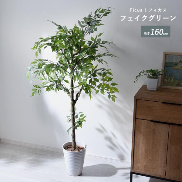 フェイクグリーン 大型 玄関 フィカス フィカスの木 ゴムの木 180cm 鉢植え おしゃれ 新築祝...