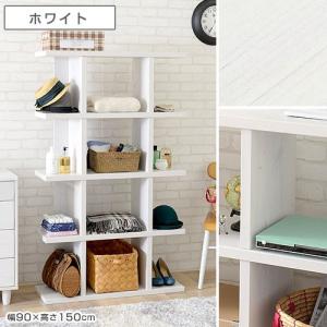 オープンラック (約)幅90×高さ80cm 本...の詳細画像4