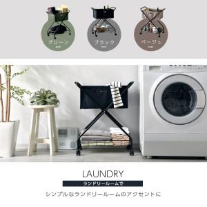 ランドリーバスケット 折りたたみ スリム 2段...の詳細画像5