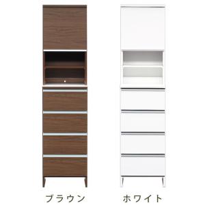 ランドリー収納 スリム 幅45cm 高さ180...の詳細画像2