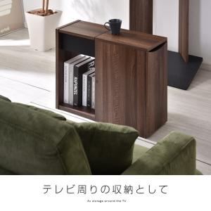 ソファサイドテーブル キャスター付き 引出し ...の詳細画像4