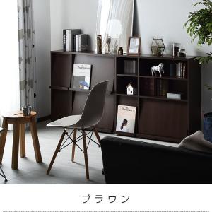 本棚 2個セット 扉付き おしゃれ キャビネッ...の詳細画像3