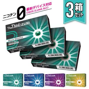 アイコス ニコチン0 タール0 イルマ 電子タバコ The Third IZUMI ザサードイズミ フレーバー｜futuretechnology