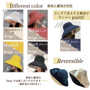 帽子 レディース サンバイザー 紫外線カット ...の詳細画像5