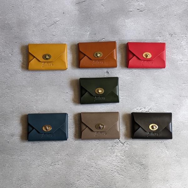 「キャラメッロ」 ハンドメイド カードケース 名刺入れ 本革 レザー 日本製