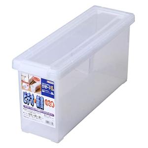 天馬Tenma 書籍収納ボックス クリア 幅14.5×奥行45×高さ21cm ビデオ新書いれと庫