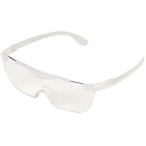 藤田光学 メガネルーペ 1.6倍 パール ホワイト LG-03