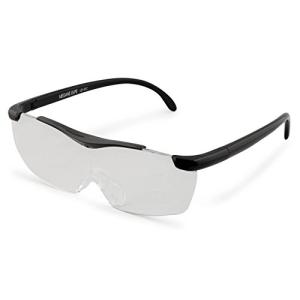 藤田光学 メガネルーペ 1.6倍 ブラック LG-01