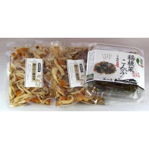 しそ風味 稲核菜こんぶ と 雑きのこ醤油漬（2パック）セット｜fuuketsu