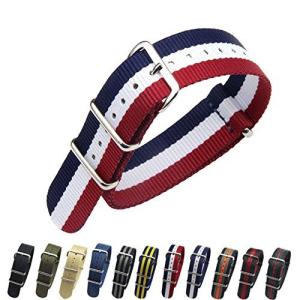 Nywing Natoベルト 16mm 18mm 20mm 22mm 24mm Ballisticナイロン時計バンド Nylon Watch Band