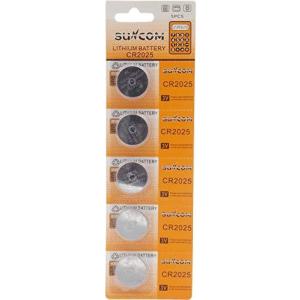 SUNCOM CR2025 リチウムコイン 3V ボタン電池 1シート オーディオファン