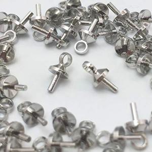 差し込みヒートン キャップ  約50個 ハンドメイド レジン アクセサリパーツ