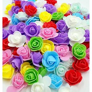 ZERONOWA 造花 花部分 のみ 薔薇 ローズ 100個 セット ブライダル パーティー