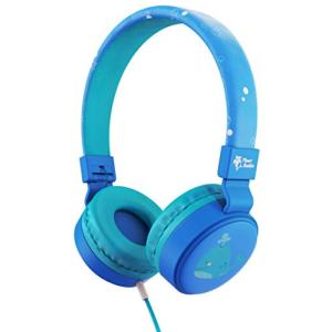 Planet Buddies 子供用 ヘッドフォン 85dB ボリューム制限 聴覚保護 折たたみ 有線 幼児用 キッズ ヘッドホン オーバーイヤー 移