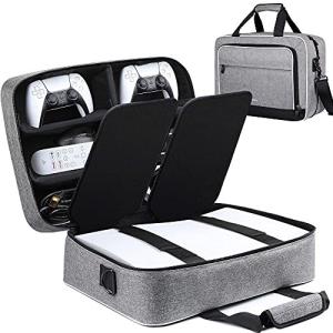 Ztotop PS5 収納用バッグ 大容量 旅行用 保護ケース キャリーバッグ 多機能対応 小物収納可 防塵 耐衝撃 Playstation 5本体保