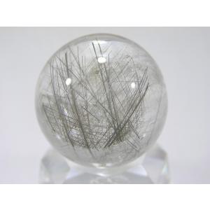 ルチルクォーツ（針水晶）原石 スフィア 丸玉 風水天珠堂 220115