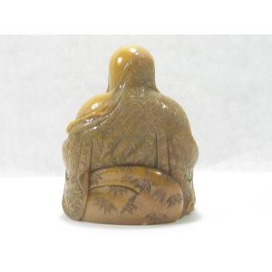 七福神 希少 寿山石彫刻 の布袋 福の神 富貴...の詳細画像2