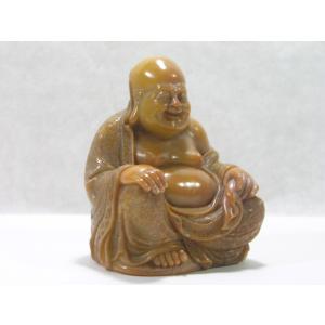 七福神 希少 寿山石彫刻 の布袋 福の神 富貴...の詳細画像4