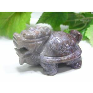 ルビーとアマゾナイト 龍亀ロングイ セットで