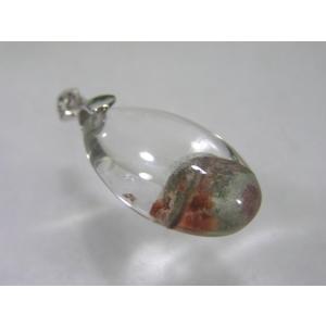 ガーデンクォーツ（庭園水晶）ペンダントトップ [六芒星] 天然石 原石