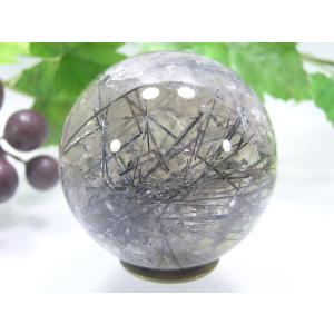 ルチルクォーツ（針水晶）原石 スフィア 丸玉 風水天珠堂 220115