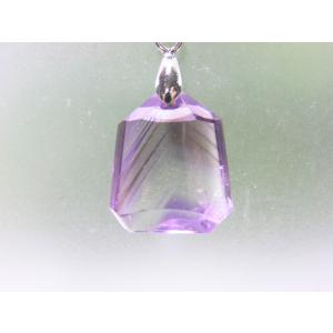 ファントムアメジスト（幽霊紫水晶）のペンダントトップ 天然石 原石 