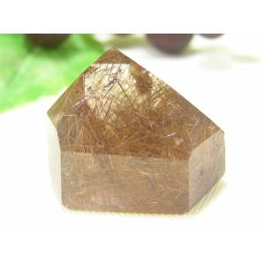 水晶 ポイント ルチルクォーツ エンジェルヘアー 置物 ラビットヘアー