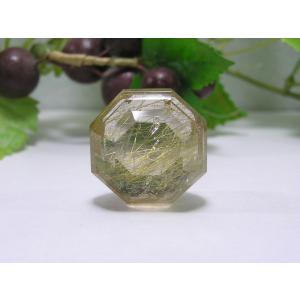 天然石 ルチルクォーツ（針水晶）原石 スフィア 丸玉 金運アップを願う