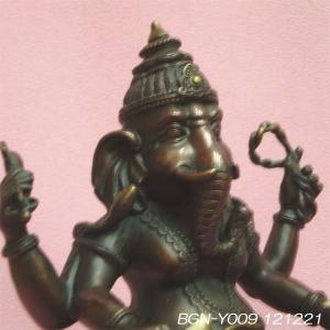 ガネーシャ 聖天 しょうてん 真鍮製置物 歓喜天 かんぎてん とも呼ばれるヒンドゥー教の象頭人身の神様 Apaproduction Fr