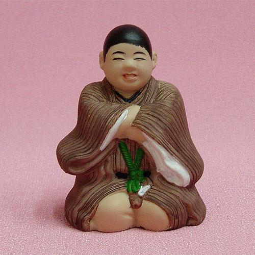 開運仙臺四郎（せんだいしろう）「福の神仙台四郎の置物[小]」樹脂製 明治時代『実在した福の神』仙臺四...