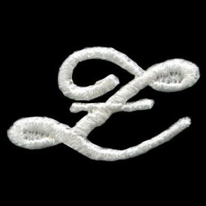 アルファベット 花文字ワッペン (Z)