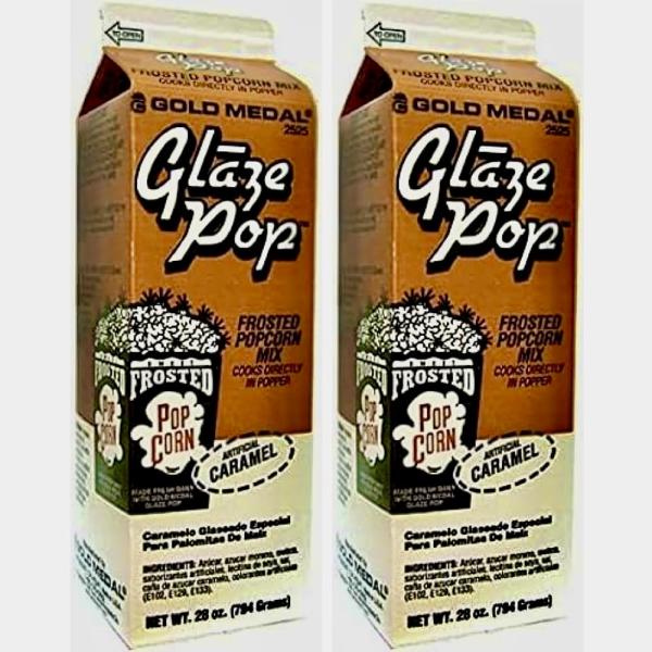 【2本セット】 業務用キャラメルグレイズ 794g まとめ買い ポップコーン フレーバー キャラメル...