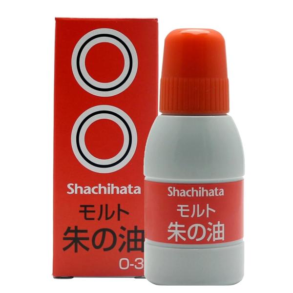 シヤチハタ 朱の油 モルト O-3シユイロ 大