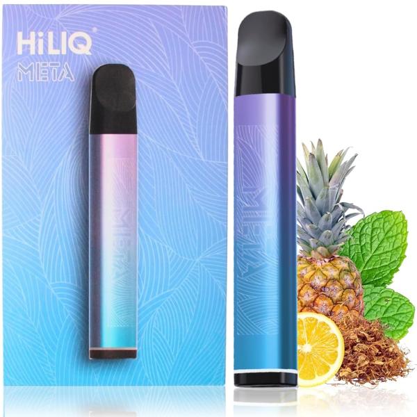 HiLIQ META POD 電子タバコ 使い捨て Vape 禁煙グッズ（ニコチン入りカートリッジ使...