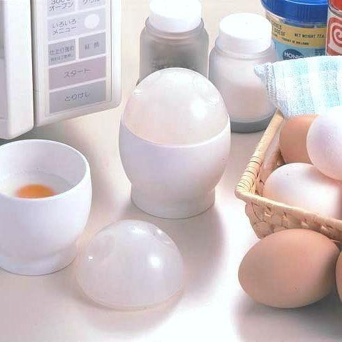 電子レンジ 半熟卵 温泉卵 調理器 エッグクッカーマイルド 箱入 522 タイガークラウン
