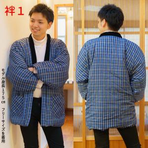 半纏 はんてん メンズ 綿入れ 軽い 男性 半...の詳細画像1