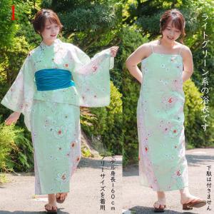 ワンピース 浴衣 ラメ入り レディース シワ兵...の詳細画像1